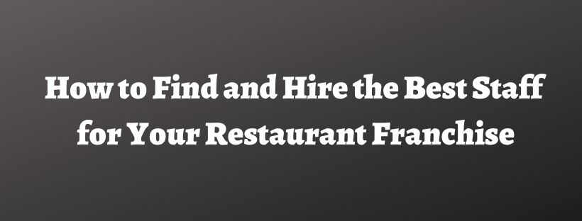 Restaurant Franchise